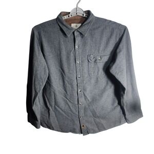 Legendary Whitetails XL Gray Long Sleeve Button Down Flannel‎ Shirt
